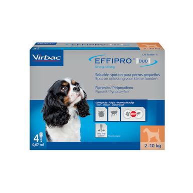 Effipro Duo pipetas antiparásitos para perros